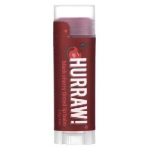 Hurraw! Balm Bálsamo Labial com Cor Cereja Negra 48 g (017 oz)