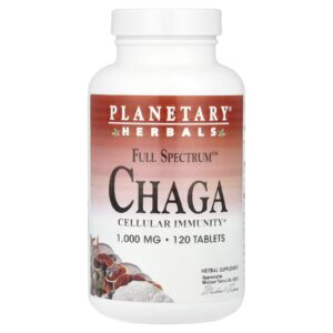 Planetary Herbals Chaga Full Spectrum™ 120 Comprimidos