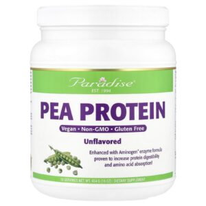 Paradise Herbs Proteína de Ervilha Sem Sabor 16 oz (454 g)