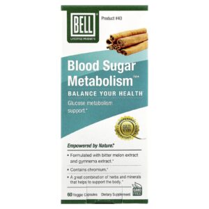Bell Lifestyle Blood Sugar Metabolism™ 60 Cápsulas Vegetais