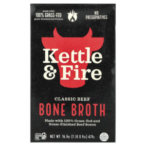 Kettle & Fire Caldo de Ossos Bovino Clássico 479 g (169 oz)