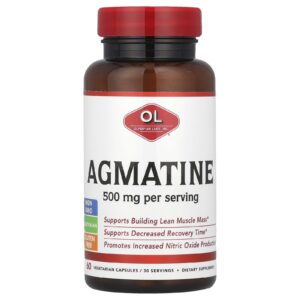 Olympian Labs Agmatine 60 Cápsulas Vegetarianas (250 mg por Cápsula)