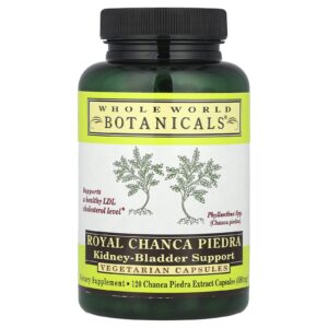 Whole World Botanicals Royal Chanca Piedra Auxílio Rins e Bexiga 400 mg 120 Cápsulas Vegetarianas