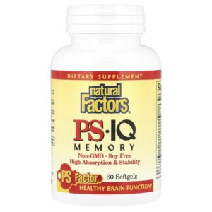 Natural Factors PS — IQ Memory 60 Cápsulas Softgel