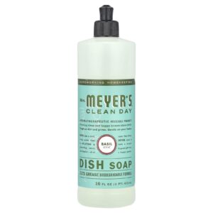 Mrs. Meyers Clean Day Detergente de Louças Líquido Aroma Manjericão 473 ml