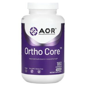 Advanced Orthomolecular Research AOR Ortho Core 180 cápsulas