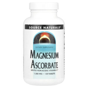 Source Naturals Ascorbato de Magnésio 1.000 mg 120 Comprimidos