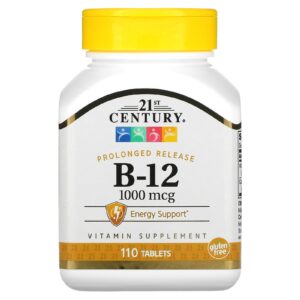 21st Century B-12 Liberação Prolongada 1.000 mcg 110 Comprimidos