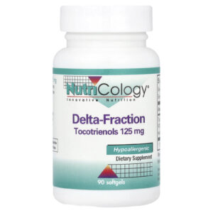 Nutricology Tocotrienols Delta-Fracionado 125 mg 90 cápsulas gelatinosas