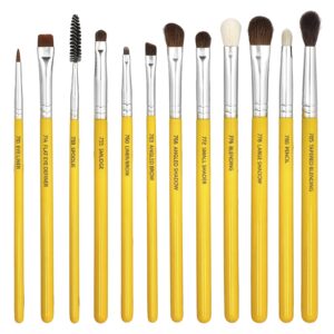 Bdellium Tools Linha de Estúdio Kit de Pincéis de Maquiagem para Olhos e Estojo 12 pincéis