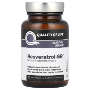 Quality of Life Resveratrol-SR™ 135 mg 30 Cápsulas Vegetais