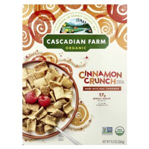 Cascadian Farm Cereal Orgânico Canela Crocante 260 g (92 oz)
