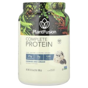 PlantFusion Proteína Cookies e Creme Completos 900 g (2 lb)