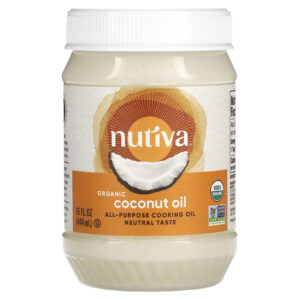 Nutiva Óleo de Coco Orgânico Refinado 444 ml (15 fl oz)