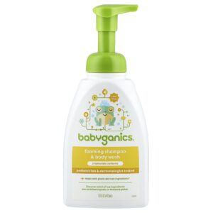 Babyganics Shampoo Espumante e Sabonete Líquido Camomila Verbena 473 ml (16 fl oz)