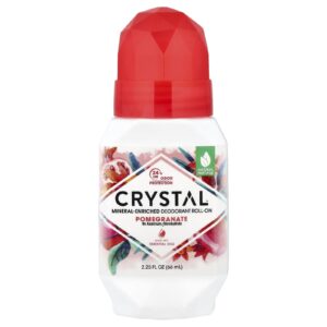 CRYSTAL Desodorante Roll-on Enriquecido com Minerais Romã 66 ml (225 fl oz)