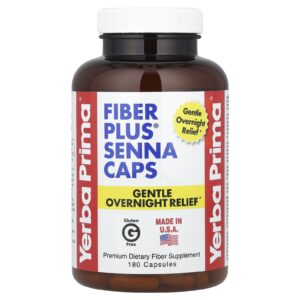 Yerba Prima Fiber Plus Senna Cápsulas 180 Cápsulas