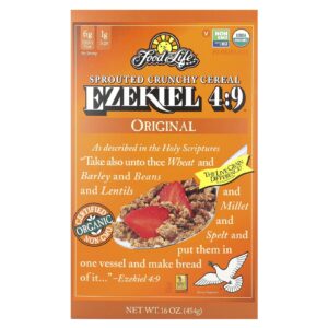Food For Life Cereal Grão Inteiro Ezequiel 4:9 Original 16 oz (454 g)
