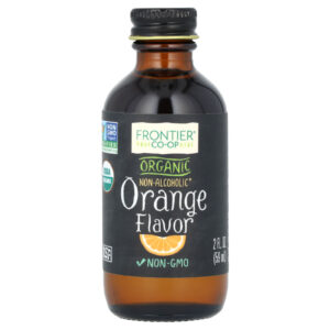 Frontier Co-op Sabor Laranja Orgânica Sem Álcool 59 ml (2 fl oz)