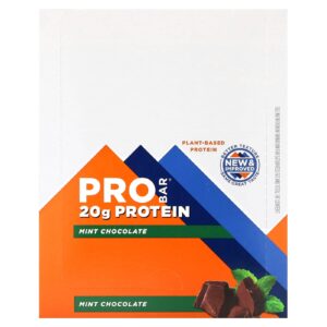 ProBar Barra de Proteína Chocolate com Menta 12 Barras 70 g (247 oz) Cada