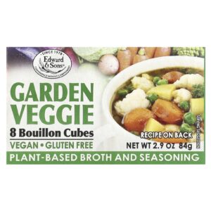 Edward & Sons Vegetais de Jardim Cubos de Caldo 8 Cubos