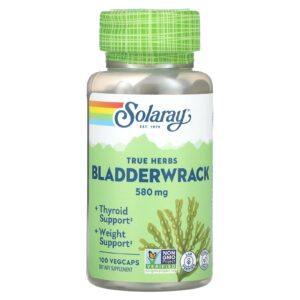 Solaray True Herbs Fava-do-mar 580 mg 100 Cápsulas VegCaps