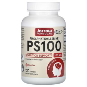 Jarrow Formulas PS 100 Fosfatidilserina 100 mg 120 Cápsulas Softgel