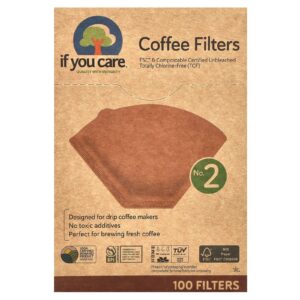 If You Care Filtros de Café N.º 2 100 Filtros