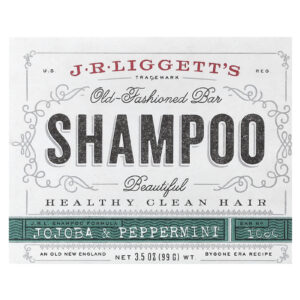 J.R. Liggetts Shampoo em Barra à Moda Antiga Jojoba e Hortelã-Pimenta 99 g (35 oz)