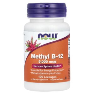 NOW Foods Metil B-12 120 Pastilhas