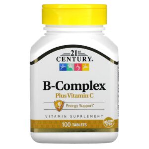 21st Century Complexo B e Vitamina C 100 Comprimidos