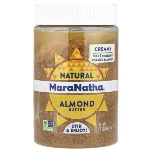 MaraNatha Manteiga de Amêndoa Cremosa 454 g (16 oz)