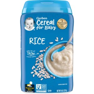 Gerber Cereal para Bebês 1st Foods Arroz 227 g (8 oz)