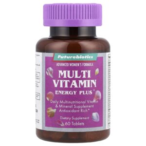 Futurebiotics Fórmula Avançada para Mulheres Multivitamínico Energy Plus 60 Comprimidos