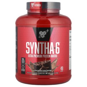 BSN Syntha-6® Matriz de Proteína Ultrapremium Massa de Bolo de Chocolate 227 kg (5 lb)