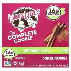 Lenny & Larrys The Complete Cookie® Snickerdoodle 12 Biscoitos 113 g (4 oz) Cada