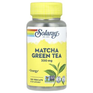 Solaray Chá Verde Matcha 300 mg 100 VegCaps