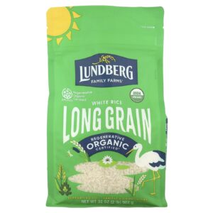 Lundberg Arroz Branco de Grão Longo Orgânico 907 g (2 lbs)
