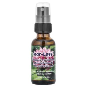 Flower Essence Services Fear-Less Essência Floral e Óleo Essencial 30 ml (1 fl oz)