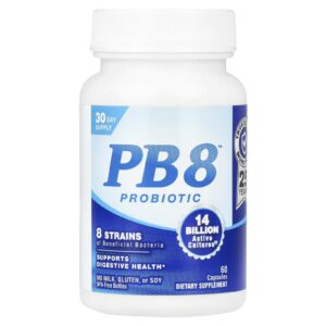 Nutrition Now PB 8™ Probiótico 14 Bilhões 60 Cápsulas