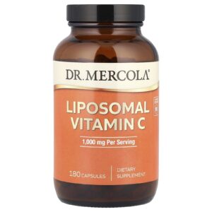 Dr. Mercola Vitamina C Lipossomal 180 Cápsulas (500 mg Por Cápsula)