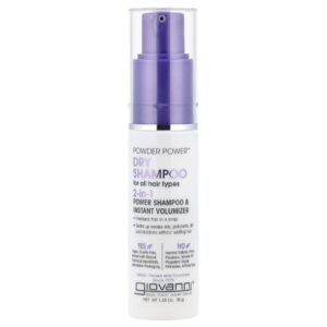Giovanni Shampoo a Seco Powder Power™ Shampoo Poderoso 2 em 1 e Volumizador Instantâneo Para Todos os Tipos de Cabelo 38 g (135 oz)
