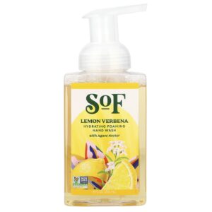 SoF Sabonete de Espuma Hidratante para as Mãos com Néctar de Agave Limão e Verbena 236 ml (8 fl oz)