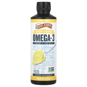 Barleans Seriously Delicious® Ômega-3 de Óleo de Peixe Creme de Limão 454 g (16 oz)