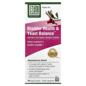 Bell Lifestyle Bladder Health & Yeast Balance™ 60 Cápsulas Vegetais