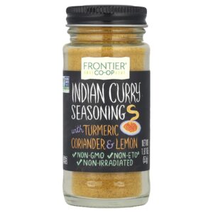 Frontier Co-op Curry Indiano para Condimento 187 onças (53 g)