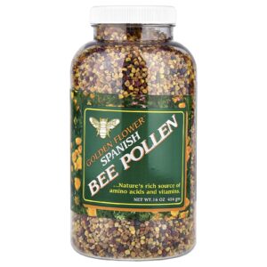 Golden Flower Pólen Das Abelhas Espanholas 16 oz (454 g)