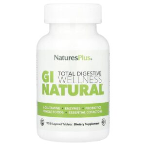 NaturesPlus Bem-Estar Digestivo Total GI Natural® 90 Comprimidos Bicamada