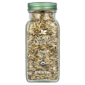 Simply Organic Sementes de Funcho 1.90 oz (54 g)