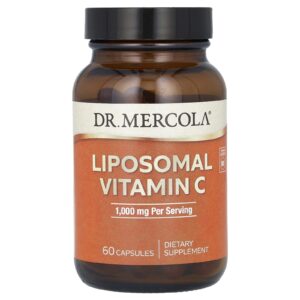 Dr. Mercola Vitamina C Lipossomal 60 Cápsulas (500 mg por Cápsula)
